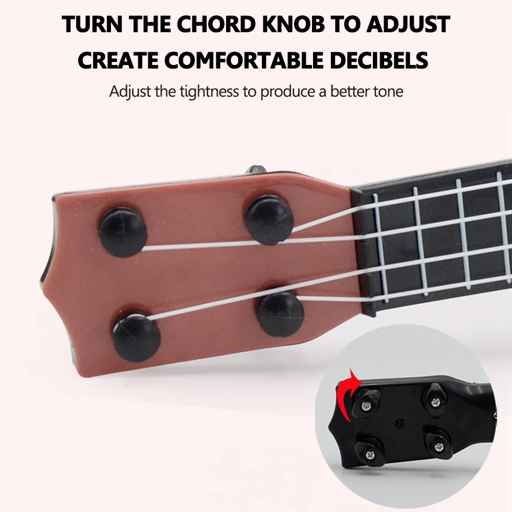 Ukulele 4 String Mini Guitarra Musical Instruments Early Education Kids Gifts,ukulele set