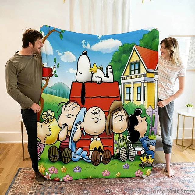 Manta de Anime Suave y Cálida de Snoopy 3