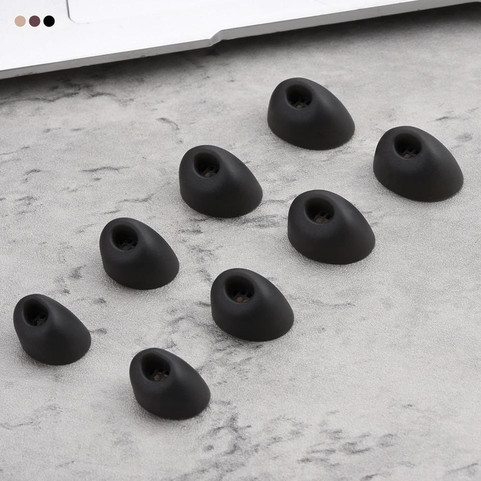 6 個のシリコンイヤーチップ Jabra Elite 10 イヤフォンイヤーチップ