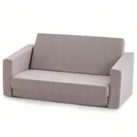 Kids Sofa Couch Toddler Boys Girls 2-in-1 Convertible Sofa Lounger Children Sofa 1