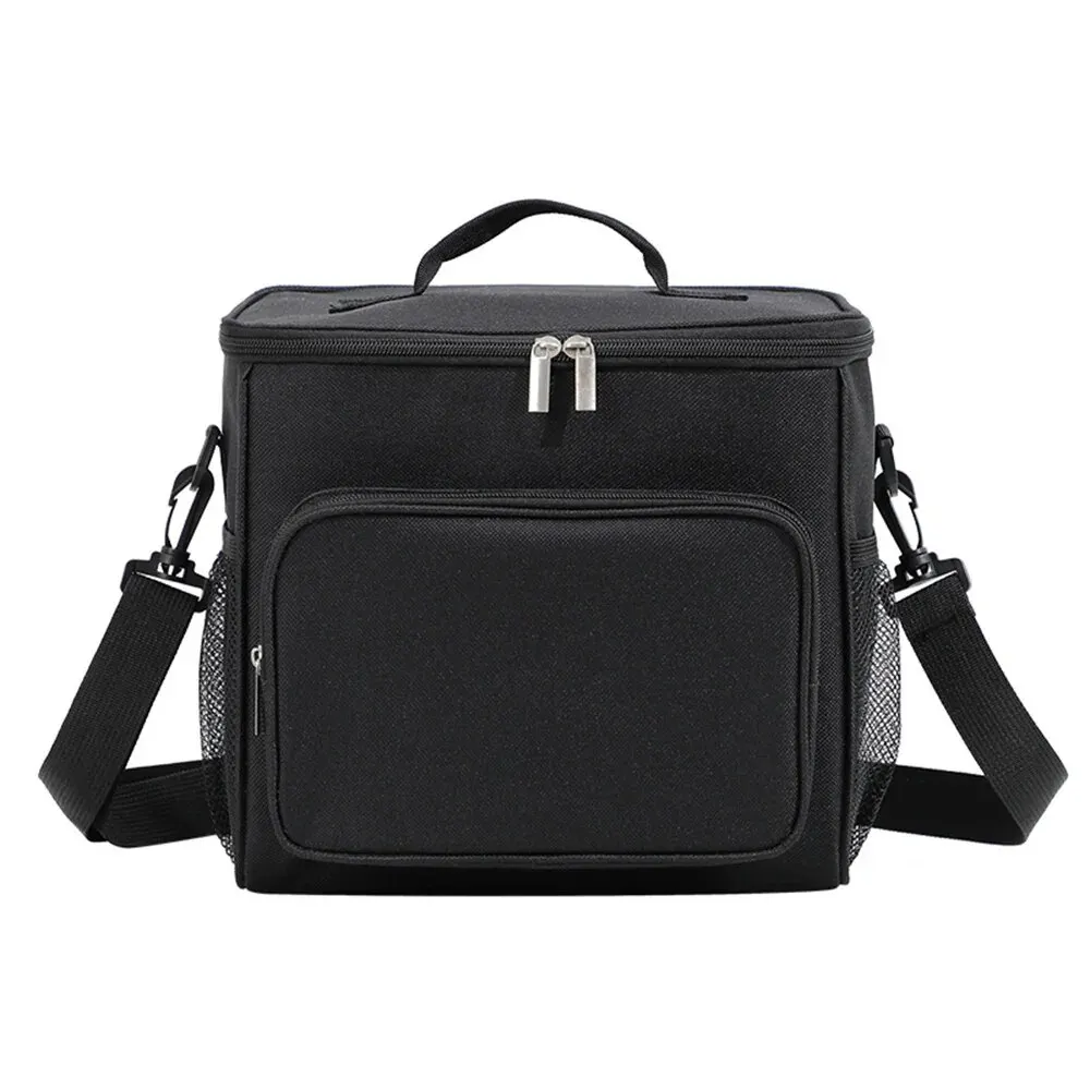 Lunch Bag Large Reusable With Adjustable Shoulder Strap For Women Men