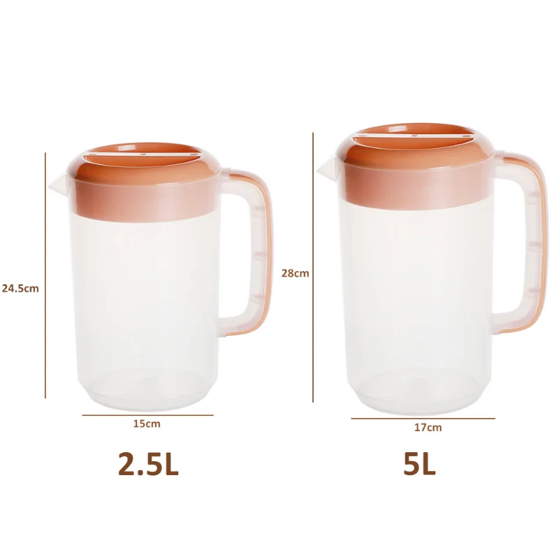 2L Plastic Juice Pitcher Household Teapot Kettle Large Beverage Drinks  Storage Container Heat Resistant Cold Water Jug with Lid - AliExpress