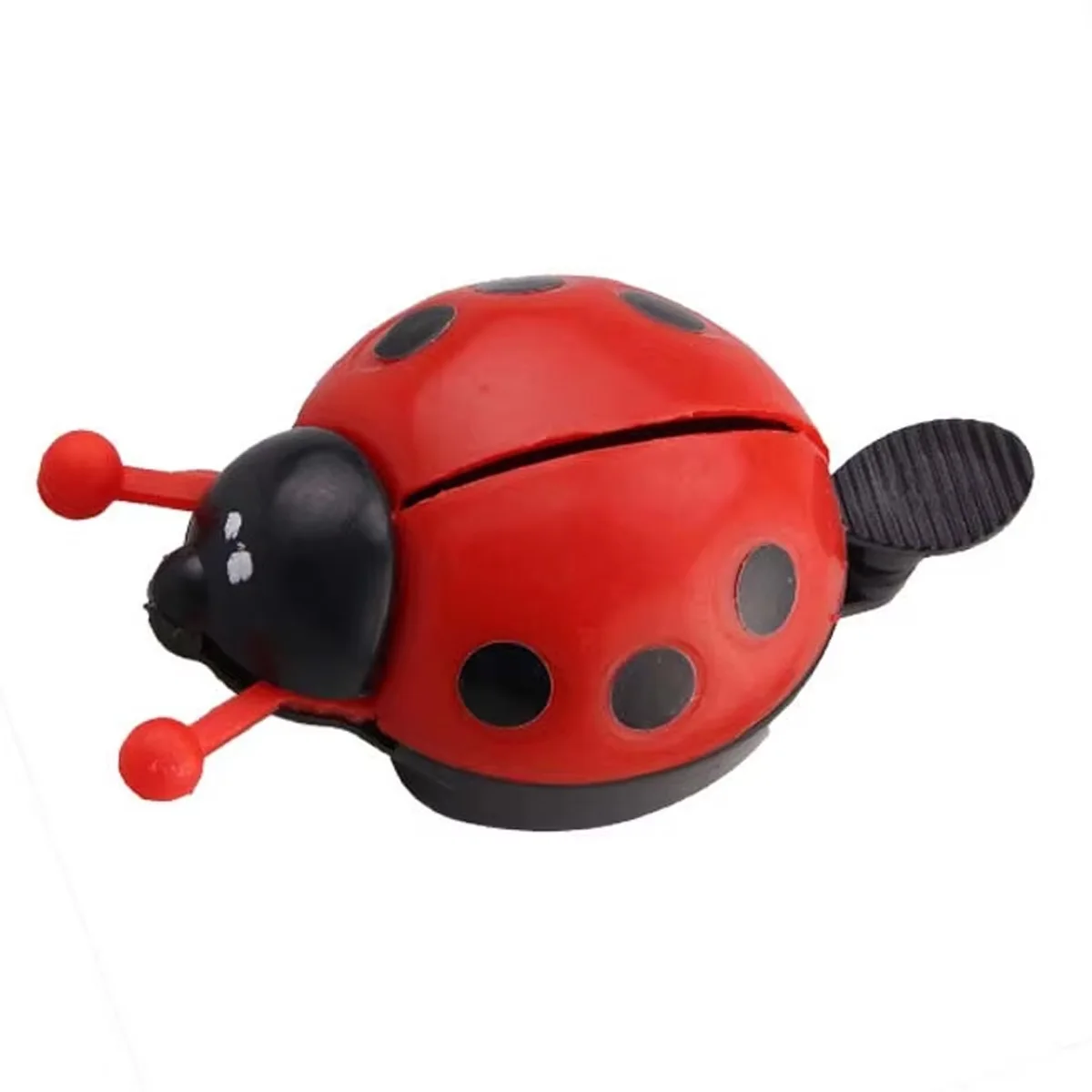 Ladybug shaped bicycle bell  plastic bicycle bell  loud sound suitable for children  adults  sports  outdoor bicycle parts