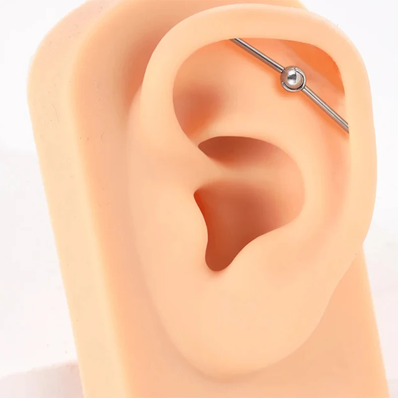 1 Stück F136 Titan 360 ° Innengewinde Kugeln Piercing Tragus Zubehör Helix Piercing Knorpel Ohrring Schmuck Großhandel – Detail 2