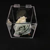Clear acryl cube favor box of plexi acrylic glass plastic storage wedding party gift package organizer home office usage 3