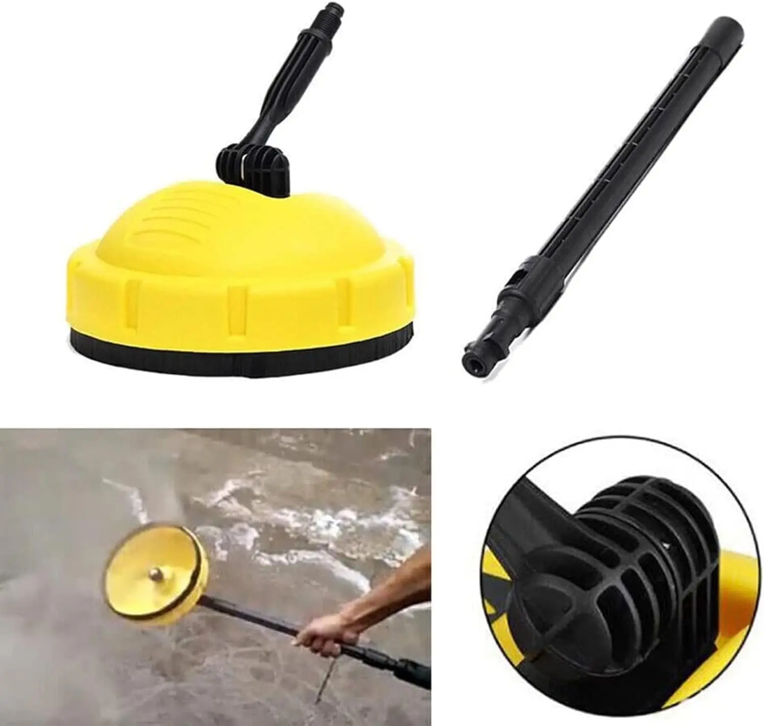 For Karcher Parkside Lavor Cleaning Tornado Brush Multi-Surface Disc Floor Washer pressure washer Flexible Surface Rotary Brush 3