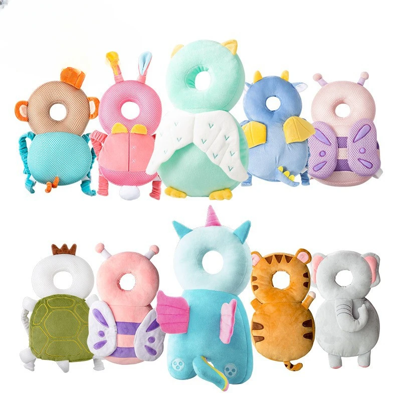 

Kids Activity Toddler Baby Head Protector Safety Pad Cushion Back Prevent Injured Angel Bee Cartoon Baby Pillows Baby Items