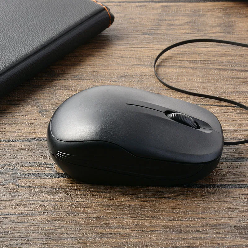 Retractable Wired Gaming Mouse 1000DPI Optical