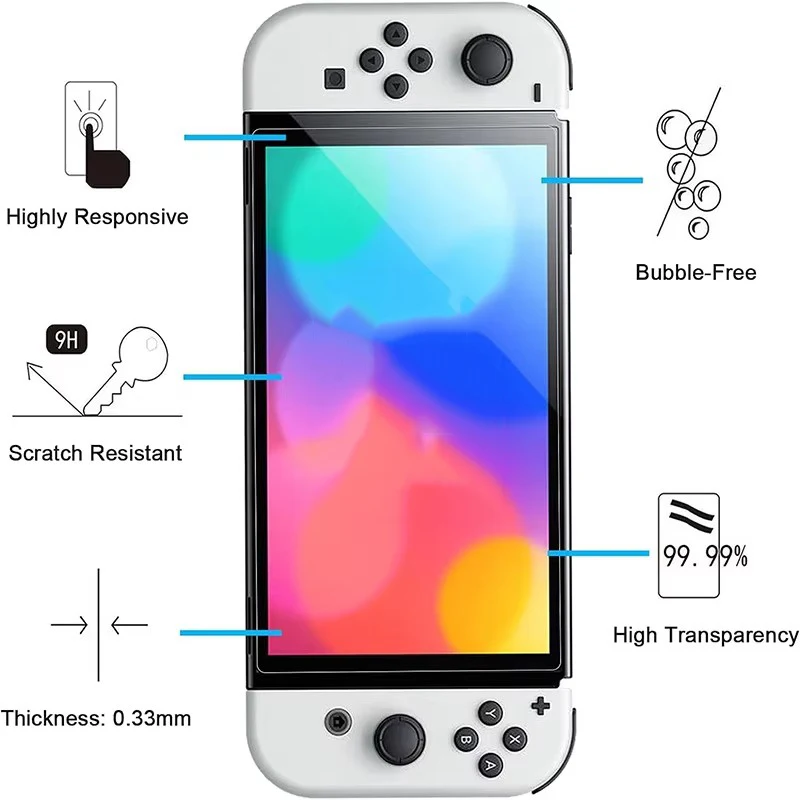 Premium Tempered Glass Screen Protector - Ultra Clear, Anti-Scratch, 9H Hardness