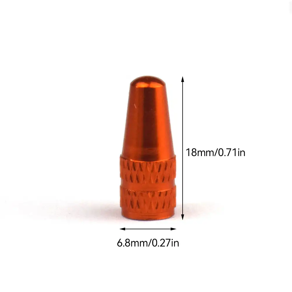 1PC Bicycle Tire Presta Valves Caps Air Valve Caps Aluminium Alloy for Road Bike Tyre Ultralight Cap Designed Valve Covers