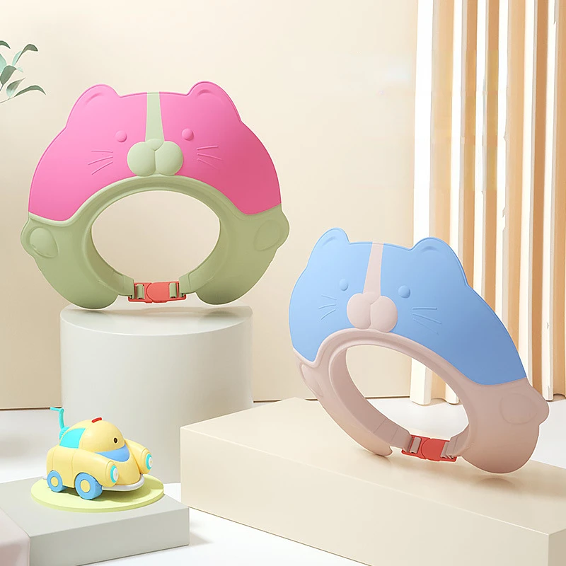 Baby Shampoo Cap Waterproof Protection Silicone Adjustable Shampoo Children's Safety Cover Bath