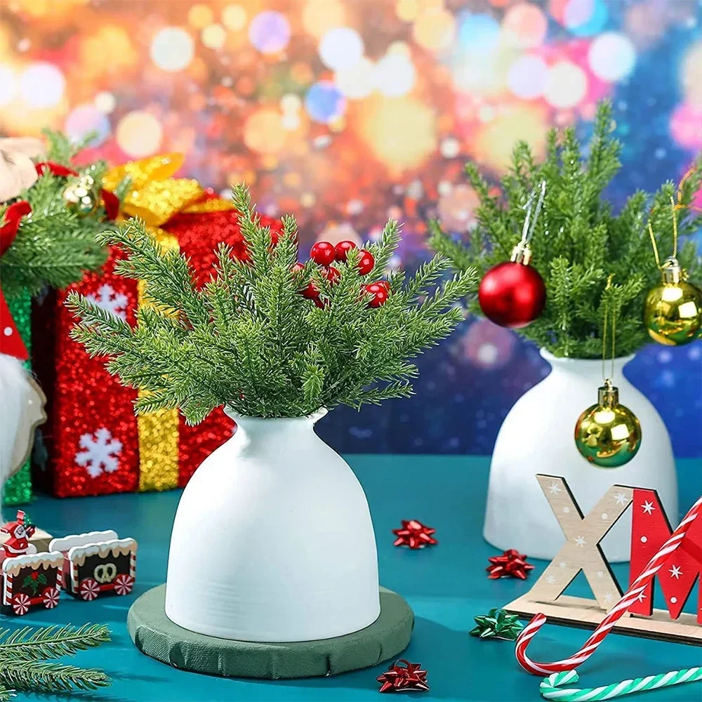 Festive Artificial Pine Needles for DIY Holiday Decorations