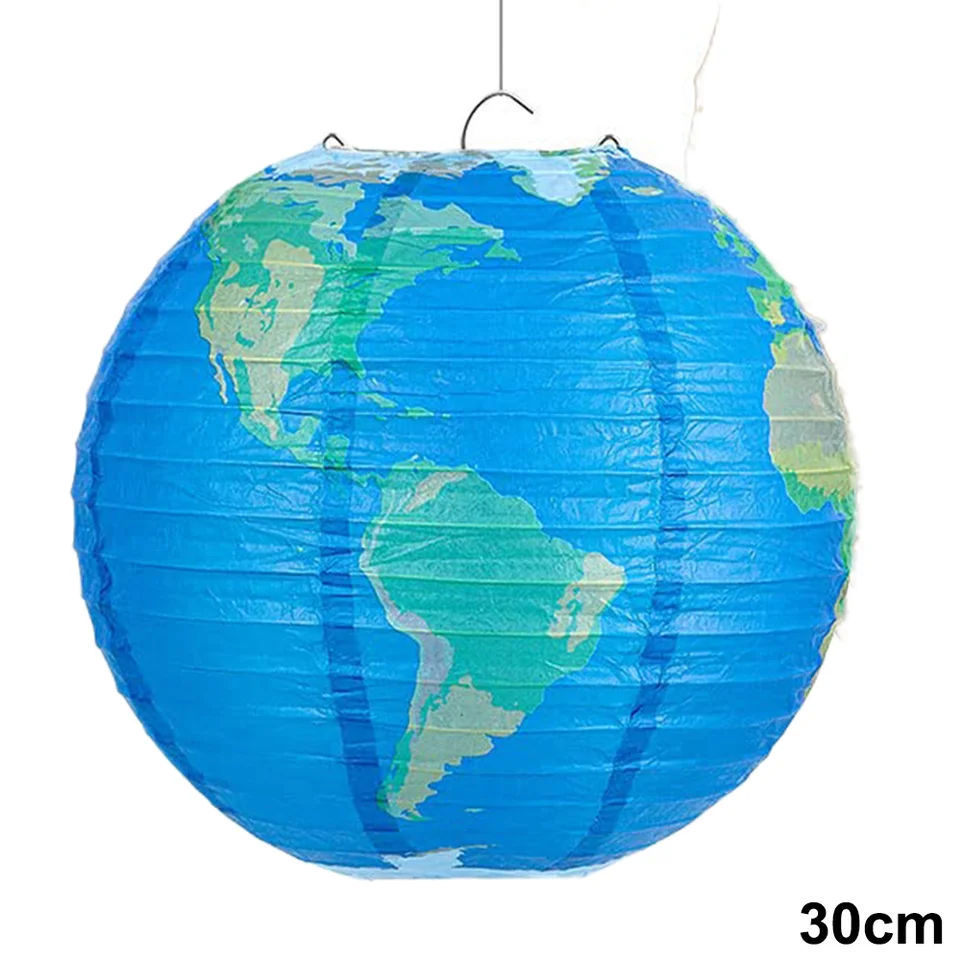 4 teile/satz Erde Papier Laterne 30 cm Reise Thema Geburtstag Dekorationen  Erde Tag Klassenzimmer Veranstaltungen Hängen Planeten Sonnensystem -  AliExpress, image size:960x960