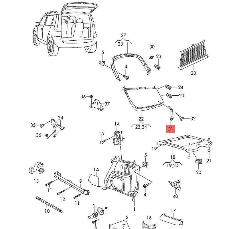 Riempitivi Auto Riempitivo Per Auto Hillylolly | 2 Pezzi, 43x8 Cm - 2