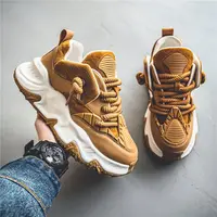 Men's 2025 Autumn New Thick-soled Heightening Casual Sports Comfortable Versatile Soft-soled Teen Dad Trendy sneakers Shoes 1