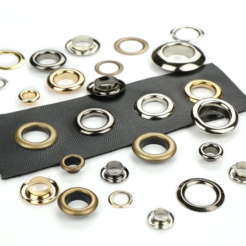 Eyelet Grommet Ring Glod Copper eyelets scrapbooking accessories Knitwear Jeans Apparel Bags Shoe 3 3.5 4 4.5 5 6 8 10 12 14 17 18 20 25 30 40mm