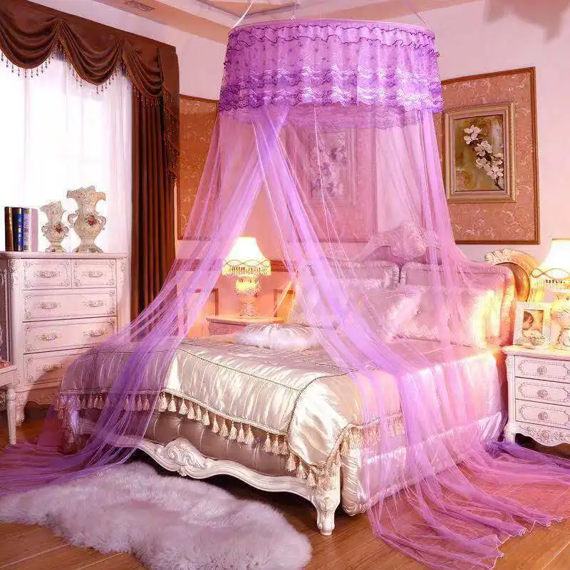 

European-style ceiling circular floor-to-ceiling mosquito net dome ceiling double increase multiple specifications/MR-2003