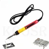 CXG E110W EU Plug Digital LCD Adjustable NC thermostat Electric soldering iron handle kit set Welding repair Better than 936d 1