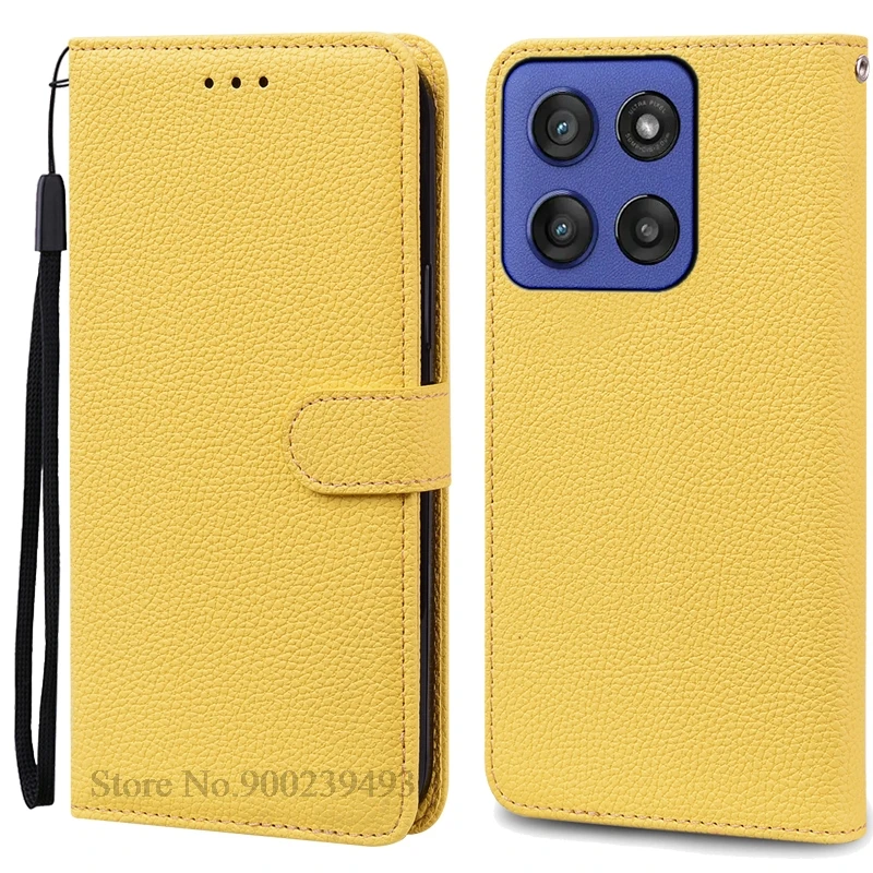 Motorola 5G Leather Wallet Flip Case - Premium Protective Cover