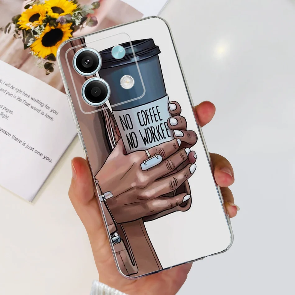 Elegant Printing Soft Silicone TPU Slim Phone Back Cover