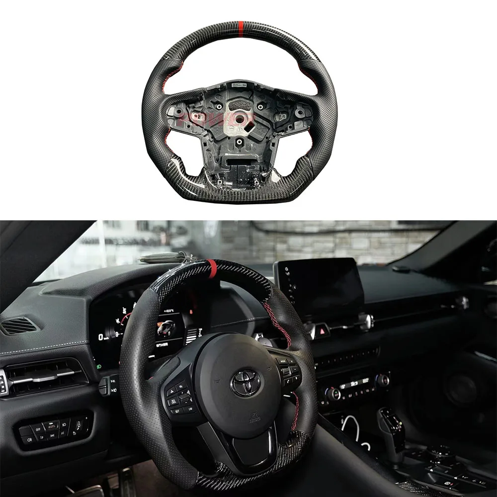 

Рулевое колесо из углеродного волокна для Toyota GR Supra A90 A91 MKV