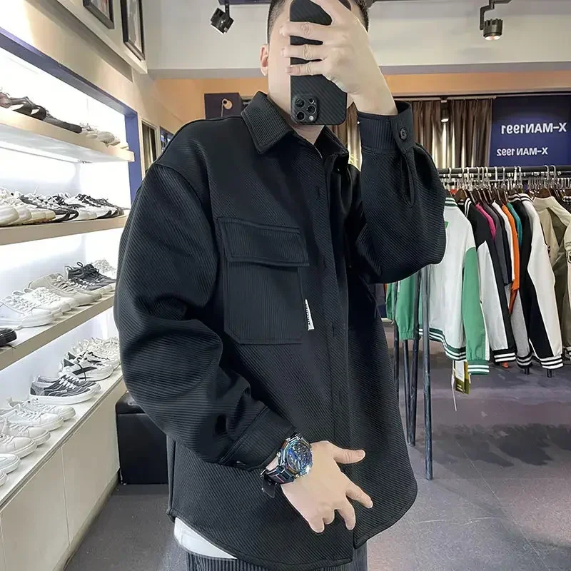 thumbnail image 1 of Chaquetas de béisbol para hombre de primavera y otoño, abrigos masculinos de alta calidad, Joker, novedad, ropa informal elegante y barata, oferta Harajuku Y2k, 1 of 5