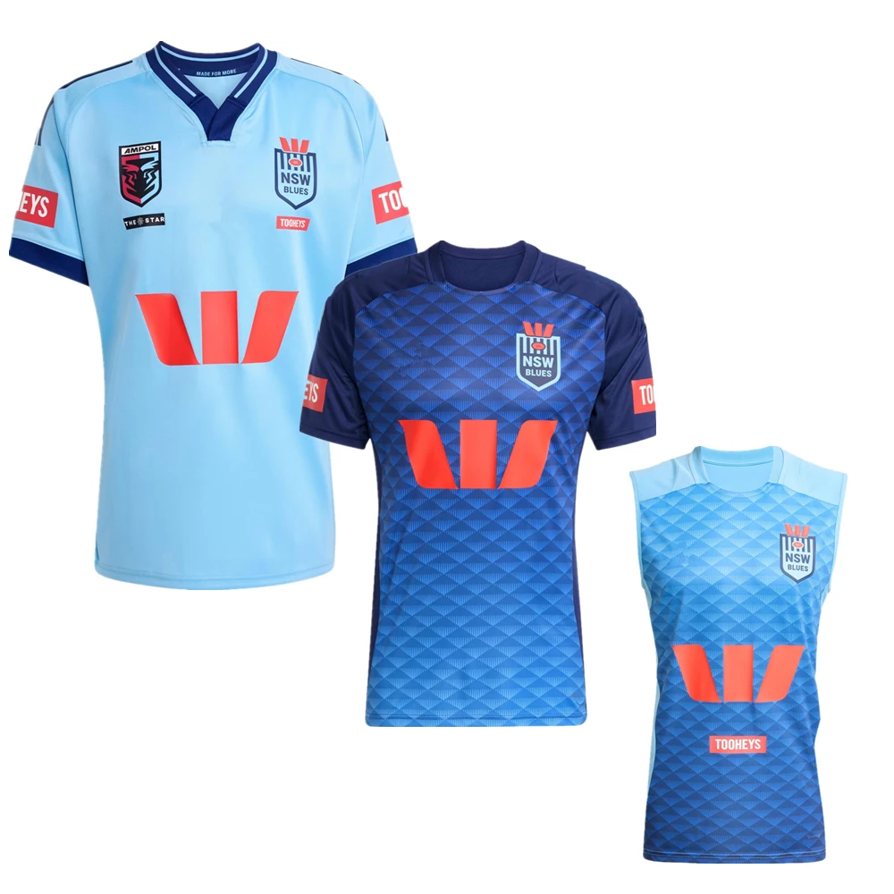 【海外Lサイズ】NRL ＮＳＷ・ブルーズ 2025ホームジャージ ヨーモデル 2025 NRL JERSEYS – Tagged 
