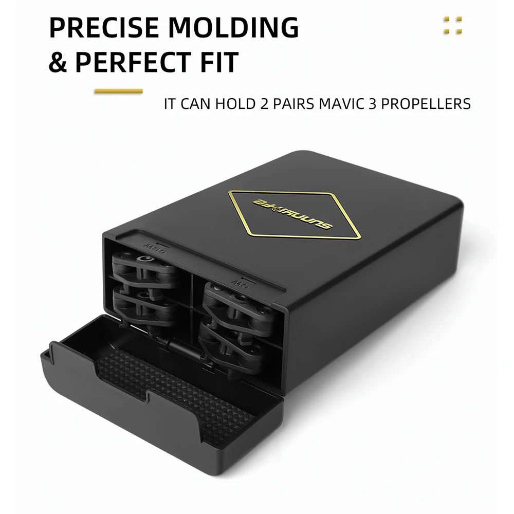 DJI Mavic 3 Pro/Mavic 3 Classic용 Sunnylife 프로펠러 퀵 릴리스 접이식 블레이드 경량 스크류 윙 교체 부품