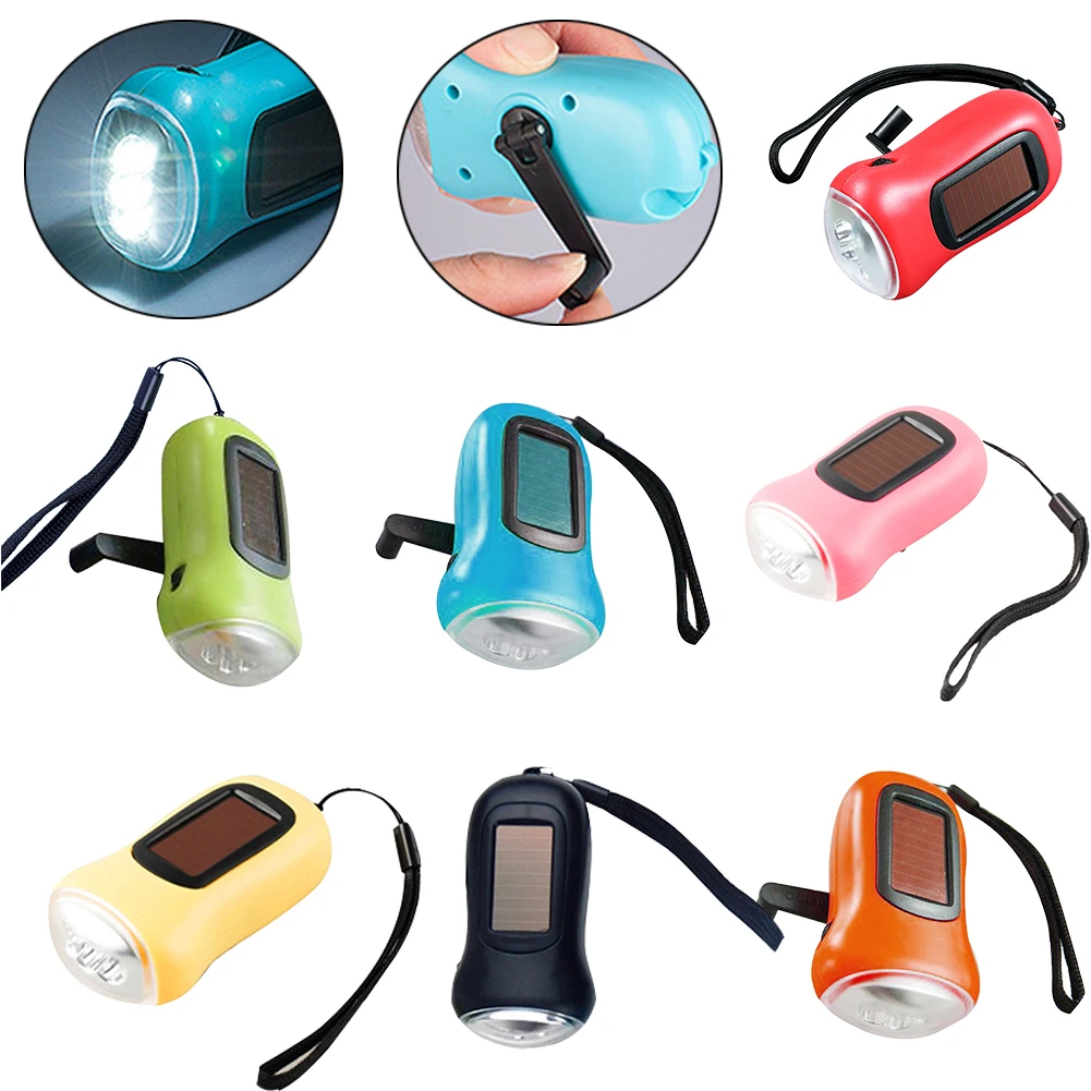 Hand Crank Dynamo Flashlight Torch 3 Led Dynamo Hand Crank Flashlight