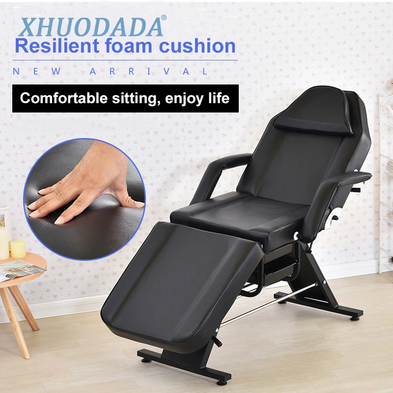 New Upgrade Portable Beauty Salon  Massager Bed Tattoo Parlor Spa Salon Facial Bed Beauty Massage Table Chair 3