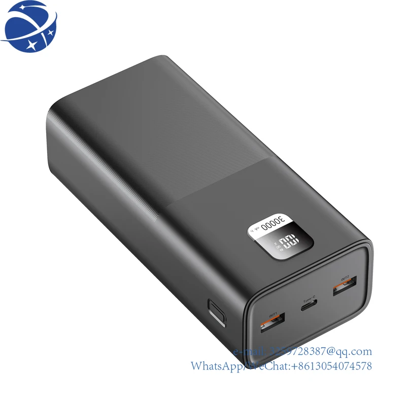 

YYHC 2023 best selling PD 65W Power bank type c output pd powerbank 30000mah 65W 100W PD3.0 Type c laptop power bank for Macbook