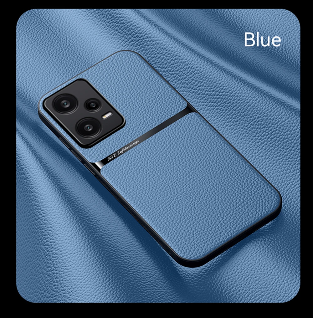Coque de téléphone magnétique en cuir pour redmi note protection_voghion.com