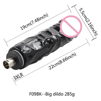 28 Types Traditional Sex Machine Attachment 3XLR 3PRONG Attachment Dildo Suction Cup Sex Masturbation Love Machine For Women Man 6