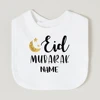 Personalised Eid Mubarak Ramadan Kareem Baby Bib Infant Bib Custom Name Infant Saliva Towel Islamic Muslim Holiday Keepsake Gift 5