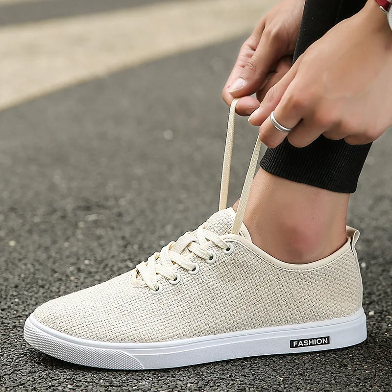 Summer Sneakers for Men Cloth Shoes Trend Men Casual Shoes Comfortable Flat Board Shoes Classic Running Shoes Male Walking Shoes 2