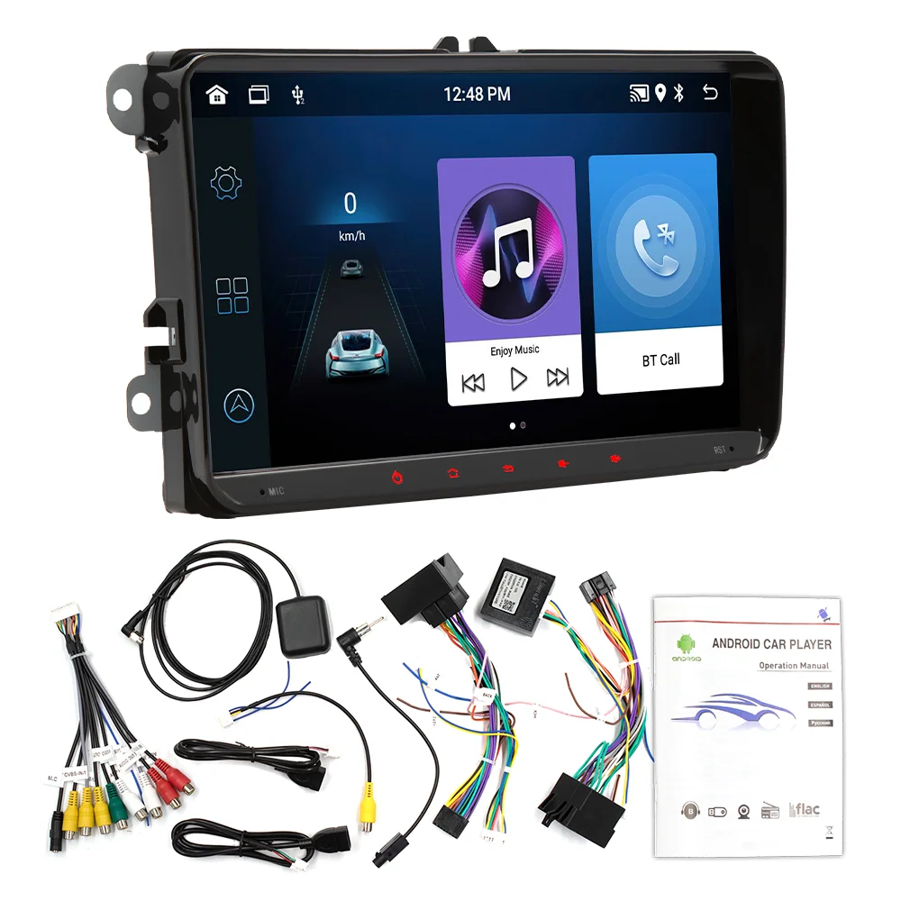 BQCC 9인치 안드로이드 13 옥타코어 4G 와이파이 GPS 네비게이션 32EQ 카플레이어 (폭스바겐 VW CC 파사트 B7 폴로  골프 5 6 제타 mk5 mk6 용) - AliExpress