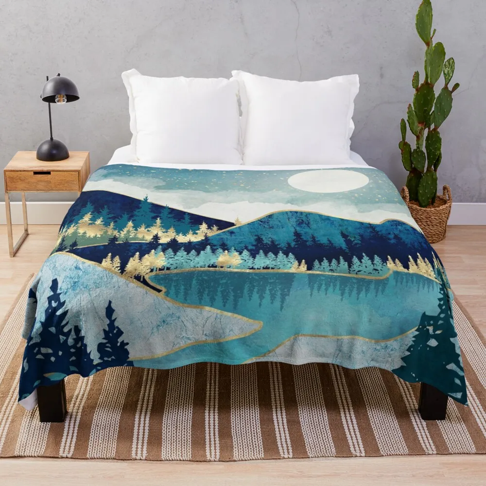 

Morning Stars Throw Blanket Fluffy Shaggy Blanket Summer Blanket Plaid
