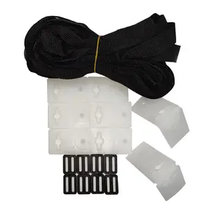 24pcs/8sets Swimming Pool Cover Roller Attachment Straps Universal Solar  Blanket Reel Nylon Webbing Plastic Buckle Fastener Kit