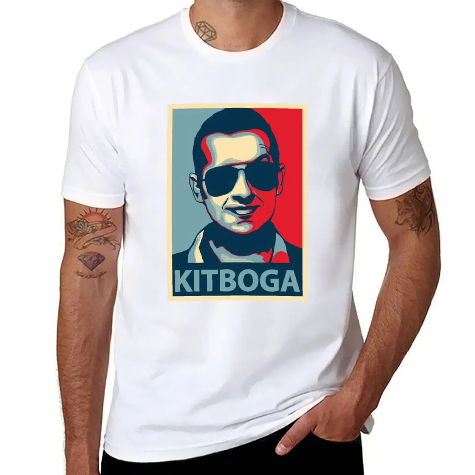 

Мужская летняя футболка Kitboga с надписью Hope