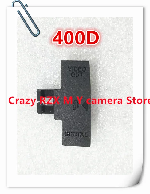 Nuova Interfaccia Di Copertura Usb Cappuccio In Gomma Digitale Per Canon Eos 400D Rebel Xti Kiss Parte Di Ricambio