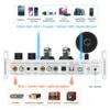 Douk Audio P1PLUS Bluetooth Tube Preamp USB DAC Headphone Amp with VU Meter support DSD256 3