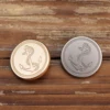 6pcs Mens Suit Buttons Boat Anchor Silver Rose Gold Zinc Alloy Metal Button Shank Sleeve Sewing Accessories Classic Simple 1