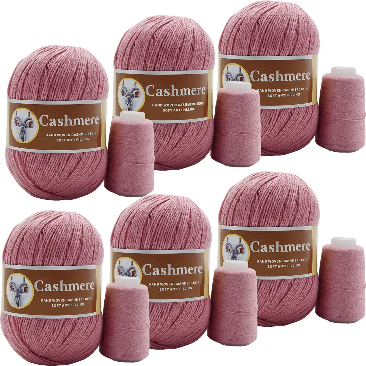 Luxurious Hand-Knitting Cashmere Wool
