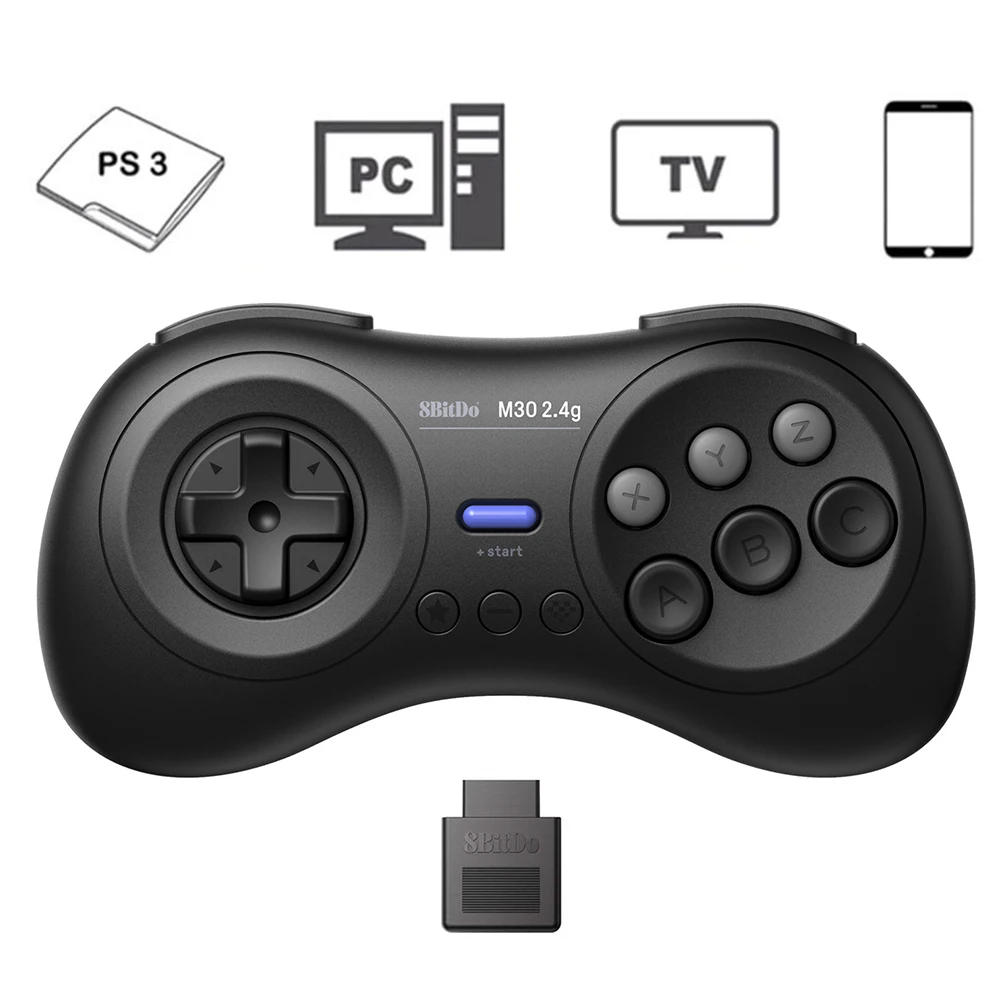 

Контроллер 8bitdo M30, геймпад для Android, Windows, Macos, паровой выключатель Raspberry berrypi, беспроводной джойстик