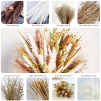 Natural Dried Pampas Grass Decor Bouquet Wedding Flowers