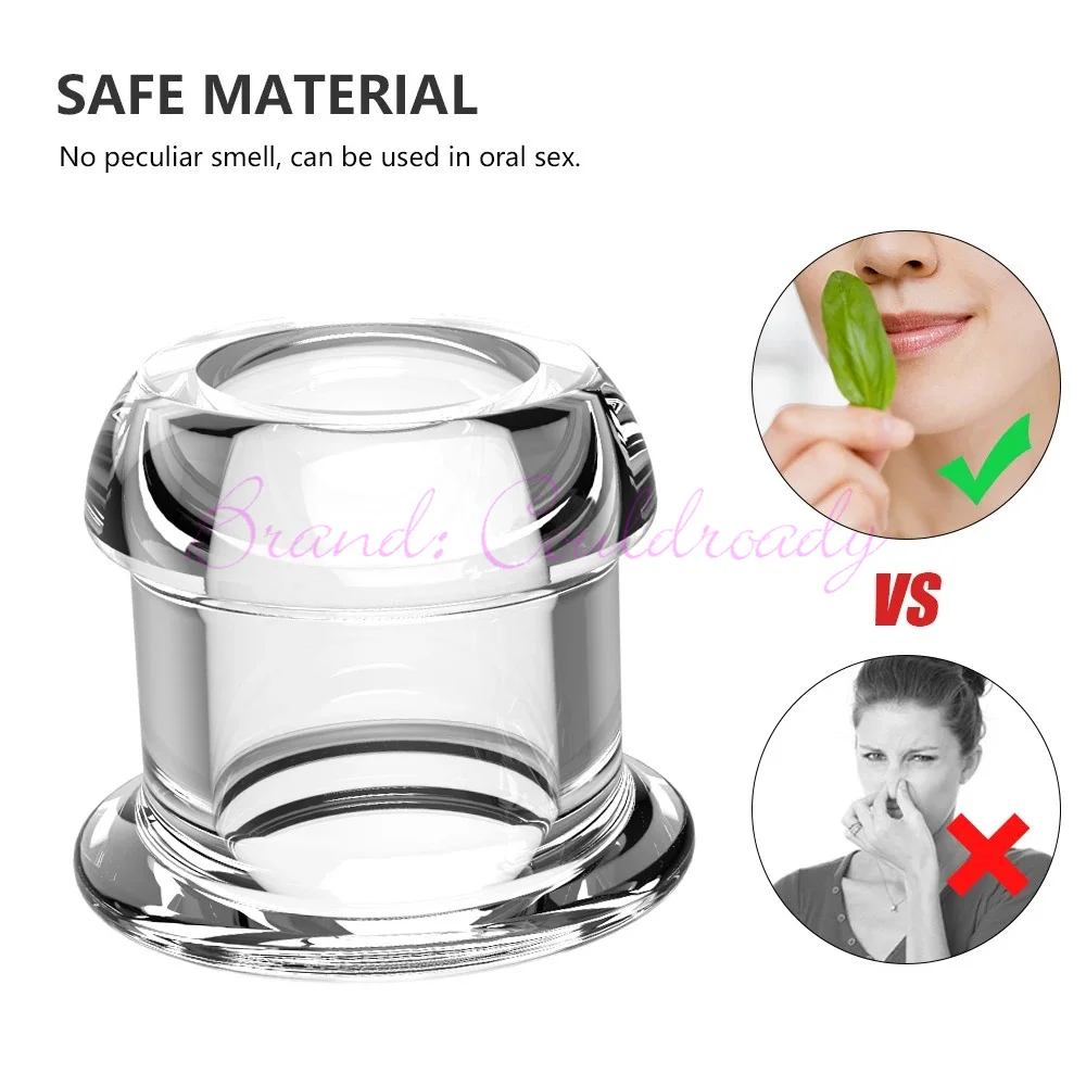 Hollow Speculum Peeking Anal Beads Butt Plug Ass Expander Tunnel Transparent Anus Dilation SM Sex Toy for Couples anal plug dilator