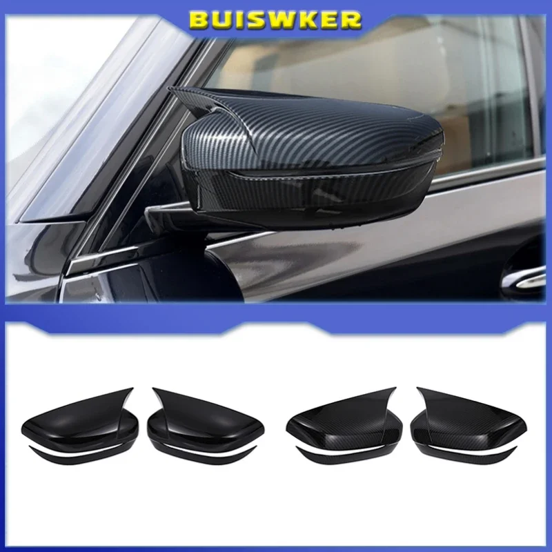

LHD Carbon Fiber Exterior Side Rearview Mirror Cover Trim For BMW 3/5/6/7/8-Series G11 G12 G14 G15 G16 G20 G21 G30 G31 2019 2020