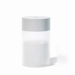 USB Ultrasonic Air Humidifier & LED Aroma Diffuser with Romantic Light, 260ML Capacity (White)