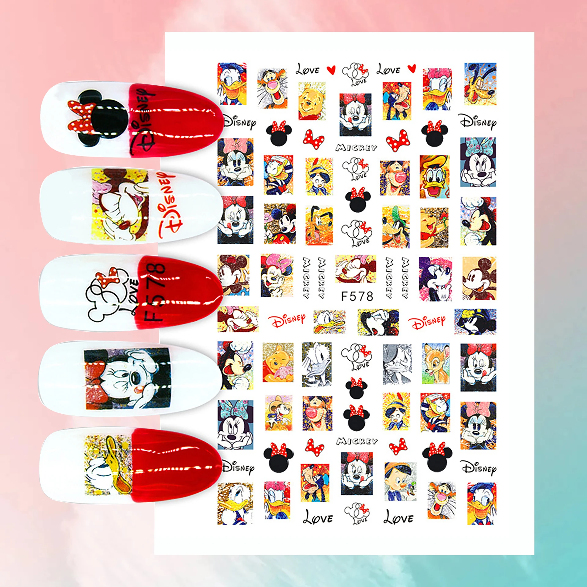 Nail stickers hand and toe (winnie the Pooh, eeyore, piglet), Beauty &  Personal Care, Hands & Nails on Carousell