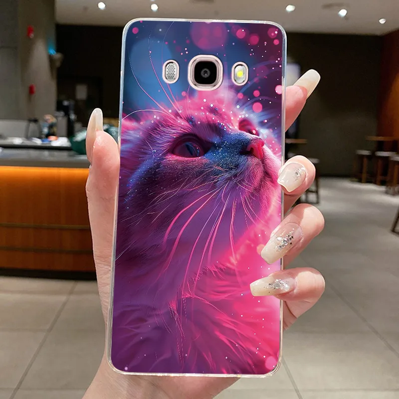 Aesthetic Cute Cat Transparent Phone Case Cover